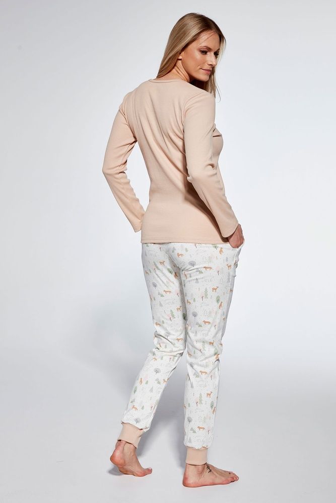 Піжама жіноча Cornette 351 Emy 723-23, beige/ecru(бежевий-білий), S