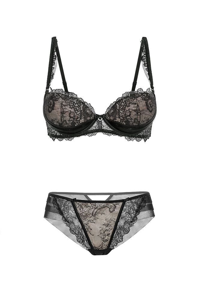 Трусы мини-бикини женские Gracija-Rim Nicole 32000, чорний, XS