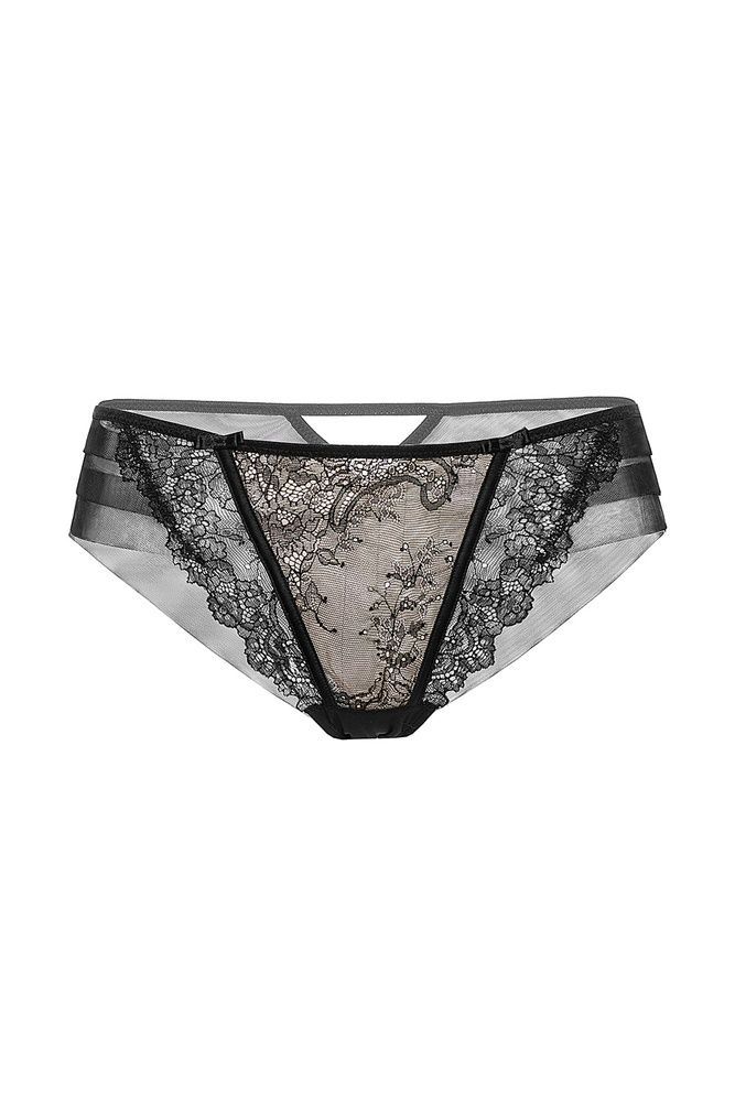 Трусы мини-бикини женские Gracija-Rim Nicole 32000, чорний, XS