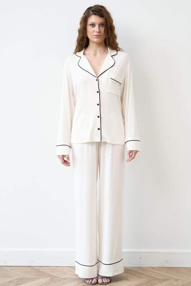 Піжама жіноча Effetto 02116IM, ivory (айворі), 3XL