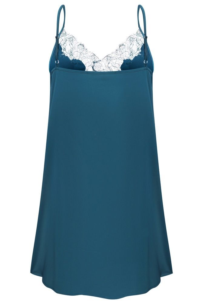 Нічна сорочка жіноча Effetto S03407, emerald (смарагдовий), XS