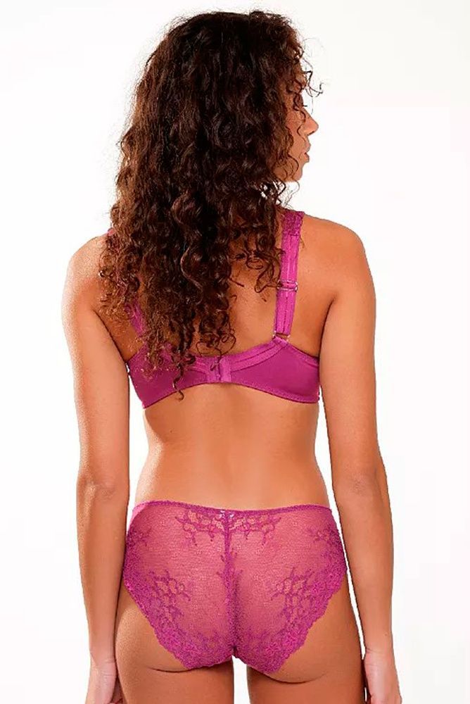 Трусы-слипы женские LingaDore 1400B-3 col, малиновый, XS