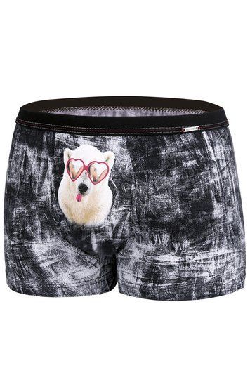 Труси-боксери чоловічі Cornette 63 Glasses 010-63 Valentine A25, jeans print/black (джинсово-чорний), M