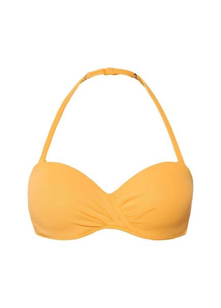 Бюстгальтер-бандо купальний з формованою чашкою BeachLife 070120-160, textured fabric (жовтий), 70, D