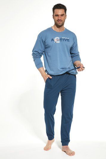 Піжама чоловіча Cornette 205 Active 322-22, blue/midnight blue (блакитно-синій), L