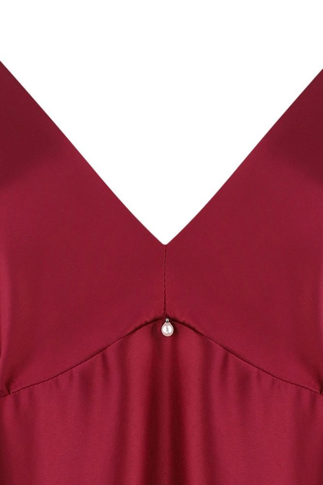 Нічна сорочка жіноча Effetto S03199P, burgundy (бордовий), 3XL