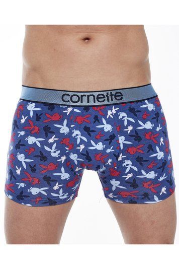 Труси-боксери чоловічі Cornette 144 508-144 HE A25, blue/pink (синьо-рожевий), L