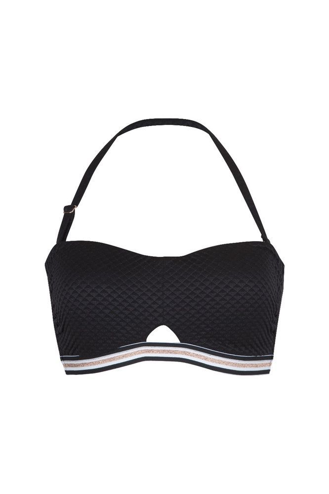 Бюстгальтер-бандо купальний з формованою чашкою LingaDore 6109BB, Black (чорний), S