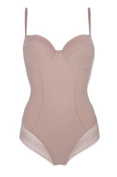 Боді з формованою чашкою жіноче Gisela 349, skin (тілесний), 75, C