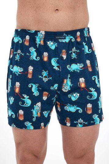Трусы-шорты мужские Cornette 175 Leon 011-175 Classic B25 3-5XL, синий, 4XL