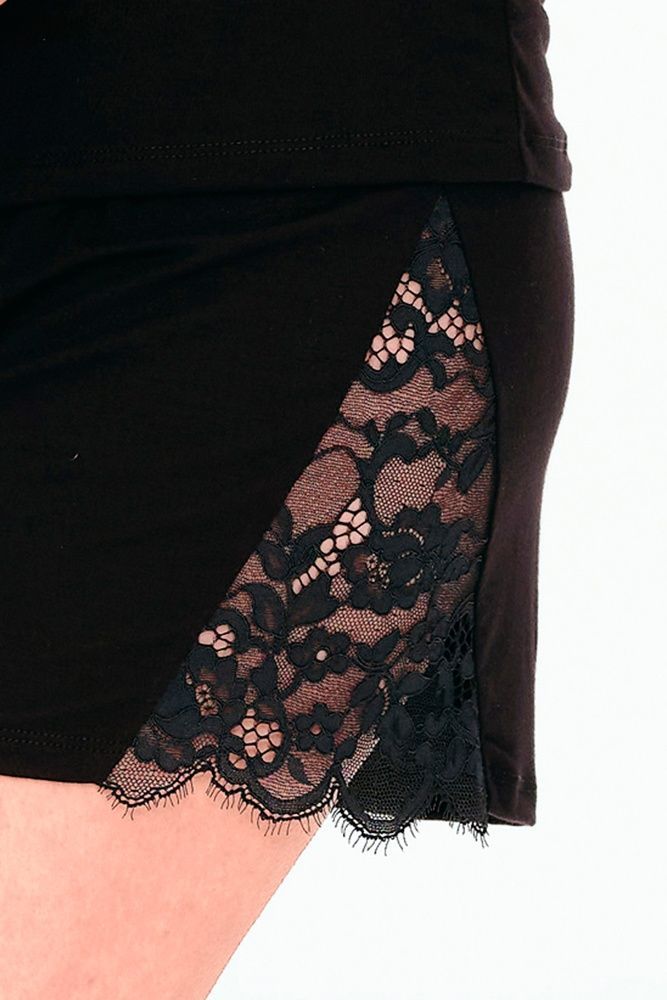 Піжама жіноча Effetto 03312P, Black (чорний), 3XL