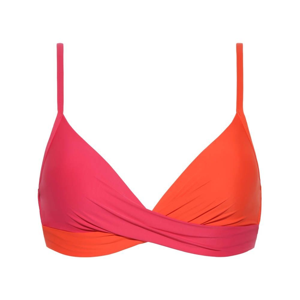 Бюстгальтер-трикутник купальний з формованою чашкою BeachLife 070112-275, micro fabric (рожевий-помаранчевий), 70, C
