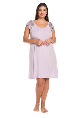 Нічна сорочка жіноча Effetto 0266BXL, lilac (бузковий), XXL