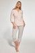 Піжама жіноча Cornette 358 Cindy 766-23 3-5XL, pink/beig (рожево-бежевий), 5XL
