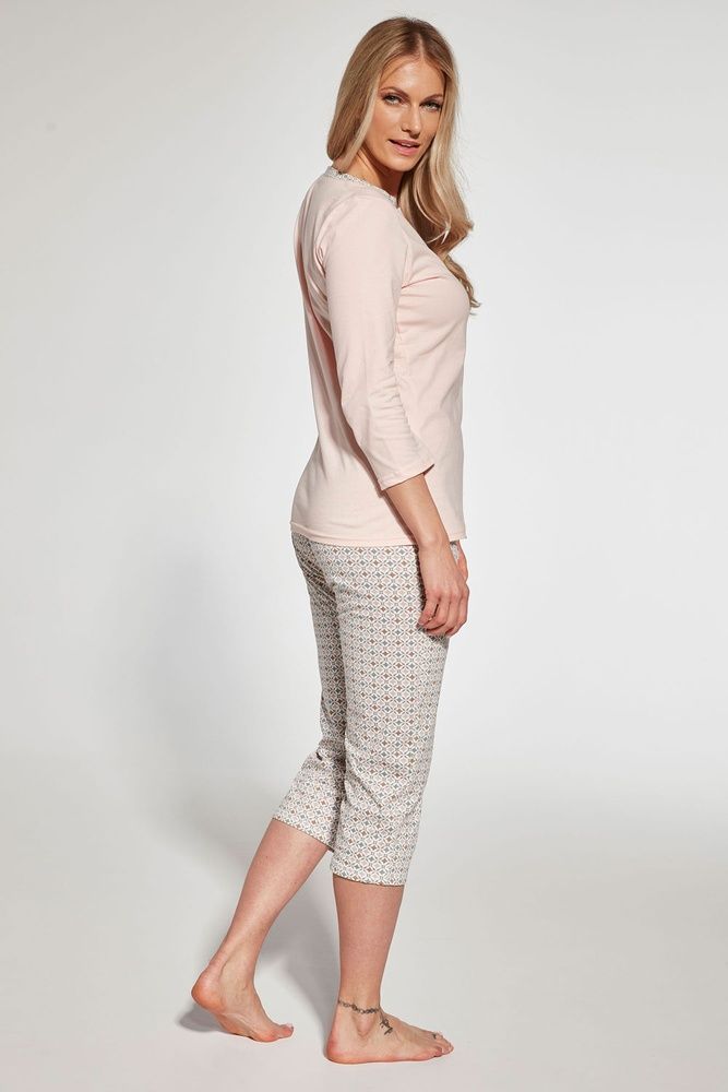 Піжама жіноча Cornette 358 Cindy 766-23 3-5XL, pink/beig (рожево-бежевий), 5XL