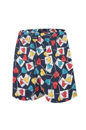 Трусы-шорты мужские Cornette 138 Lollipop 2 011-138 Classic A25 3-5XL, темно-синій, 3XL