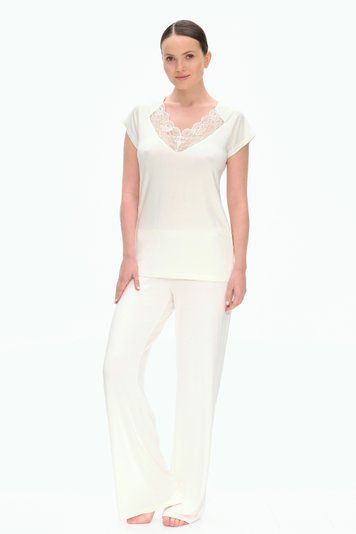 Піжама жіноча Effetto 02110, ivory (айворі), XS