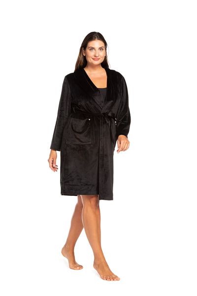 Халат жіночий Effetto 03204XL, Black (чорний), XXL