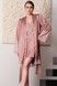 Халат жіночий Effetto S03417P, wood rose (світло-рожевий), 3XL