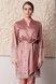 Халат жіночий Effetto S03417P, wood rose (світло-рожевий), 3XL