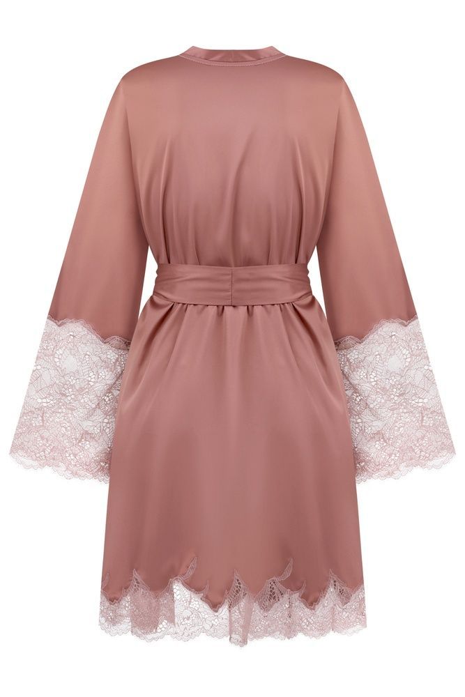 Халат жіночий Effetto S03417P, wood rose (світло-рожевий), 3XL