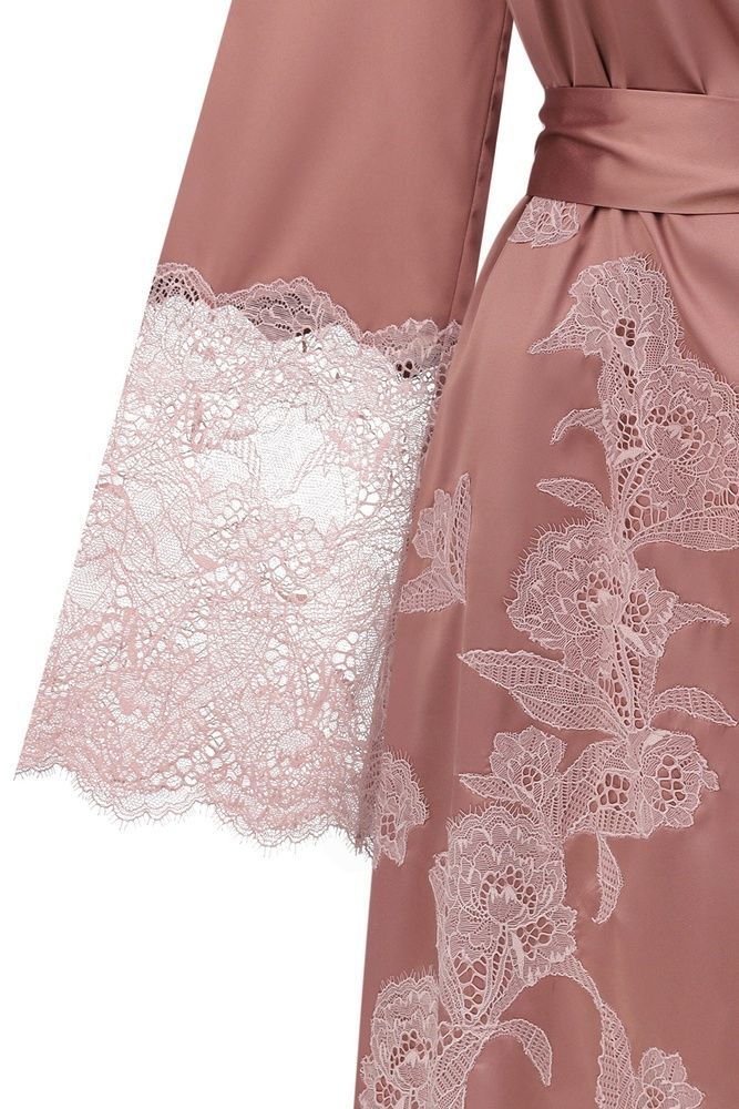 Халат жіночий Effetto S03417P, wood rose (світло-рожевий), 3XL