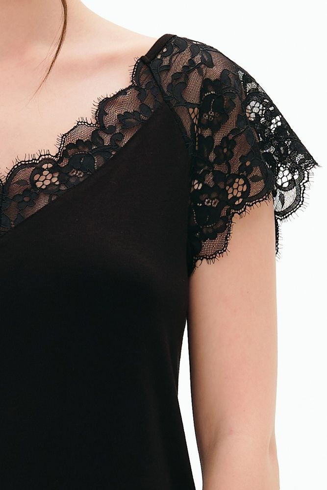 Пижама женская Effetto 03311P, чорний*, 3XL