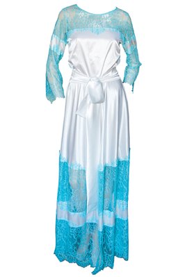 Платье женское V.I.P.A. Felicia 7103, молоко-голубой, S