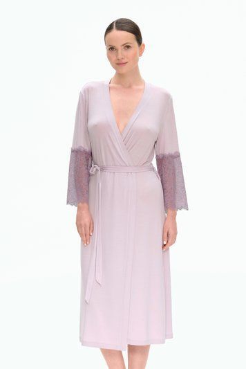 Халат женский Effetto 03215P, лиловый, 3XL