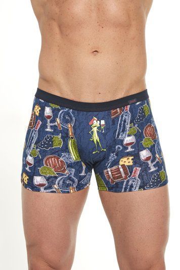 Труси-боксери чоловічі Cornette 211 Red wine 280-211 Tatoo A25, navy blue (т.синій), L