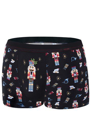 Труси-боксери чоловічі Cornette 58 Reindeer 2 007-20 Merry Christmas, Black (чорний), L