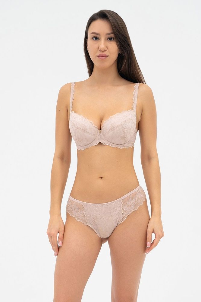 Бюстгальтер со съемными вкладышами пуш-ап Effetto ORNELLA 014 136 03, серебряный пион, 70, C