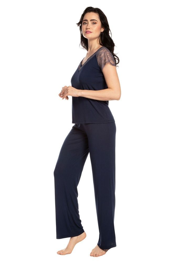 Піжама жіноча Effetto 03160, Blue (синій), S