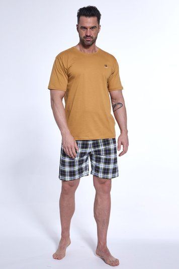 Піжама чоловіча Cornette 183 Nature 3 326-183 A25, honey-coloured/navy blue (медовий/темно-синій), L