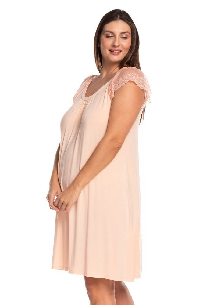 Нічна сорочка жіноча Effetto 0266B/1XL, peach (персиковий), XXL