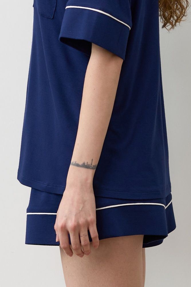 Жіночі шорти Effetto 02115/2IM, navy blue (т.синій), 3XL