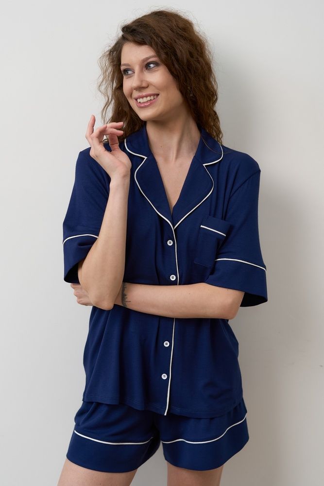 Жіночі шорти Effetto 02115/2IM, navy blue (т.синій), 3XL