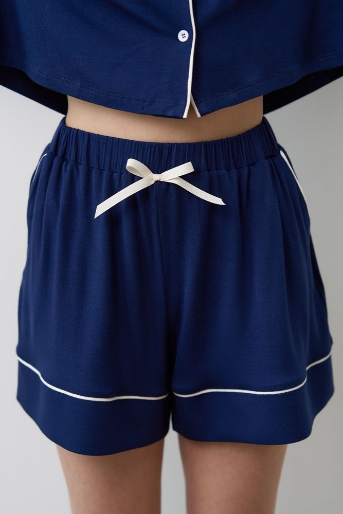 Жіночі шорти Effetto 02115/2IM, navy blue (т.синій), 3XL