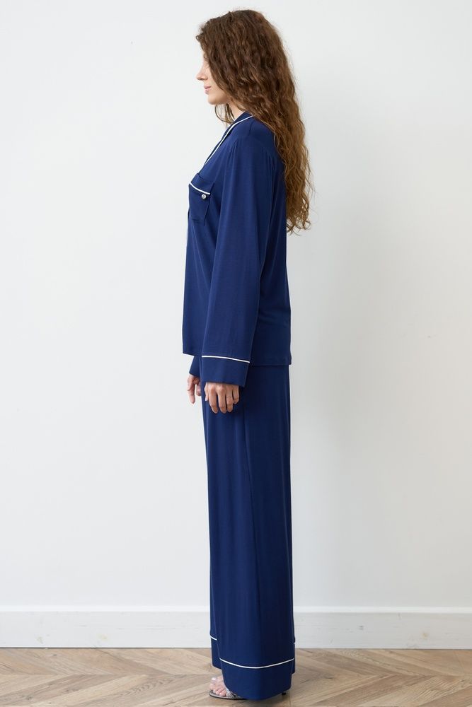 Піжама жіноча Effetto 02116IM, navy blue (т.синій), 4XL