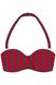 Бюстгальтер-бандо купальний з формованою чашкою BeachLife 070120-460, textured fabric (ЧЕРВОНИЙ), 75, C