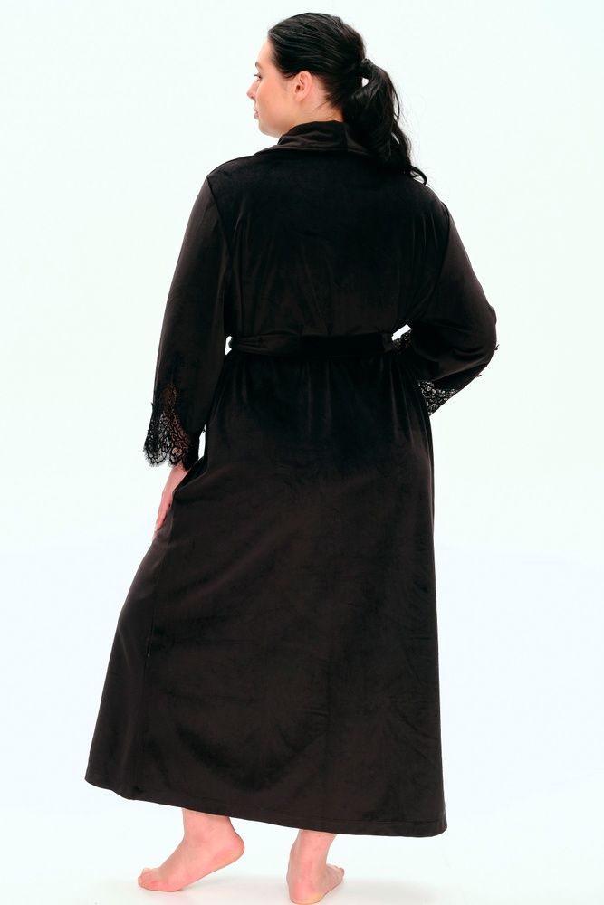 Халат жіночий Effetto 03220, Black (чорний), XS