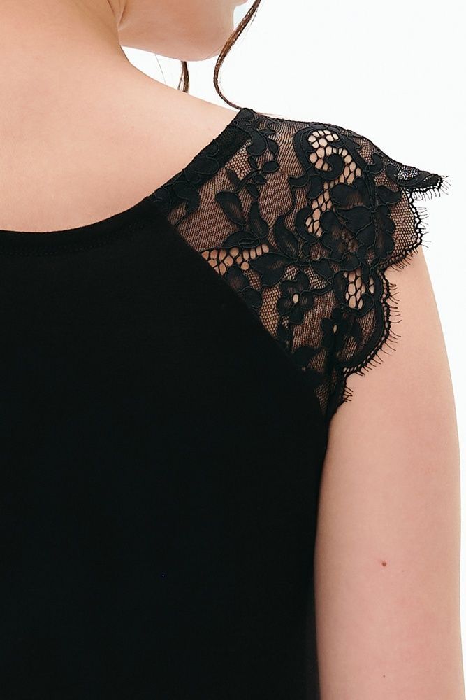 Нічна сорочка жіноча Effetto 03310, Black (чорний), XS