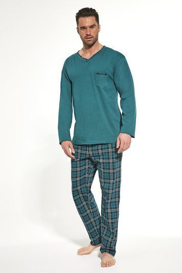 Піжама чоловіча Cornette 218 Jason 122-22, green/navy blue (зелено-синій), L