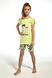 Пижама для девочек Cornette 62 Girl 243-19, зелено-серый, 98-104