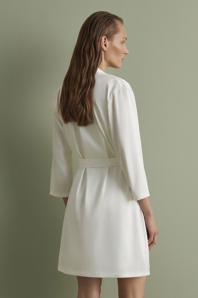 Халат жіночий Effetto S03200IM, white (білий), 3XL