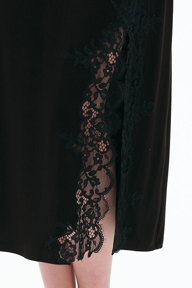 Ночная рубашка женская Effetto 03310, чорний*, S