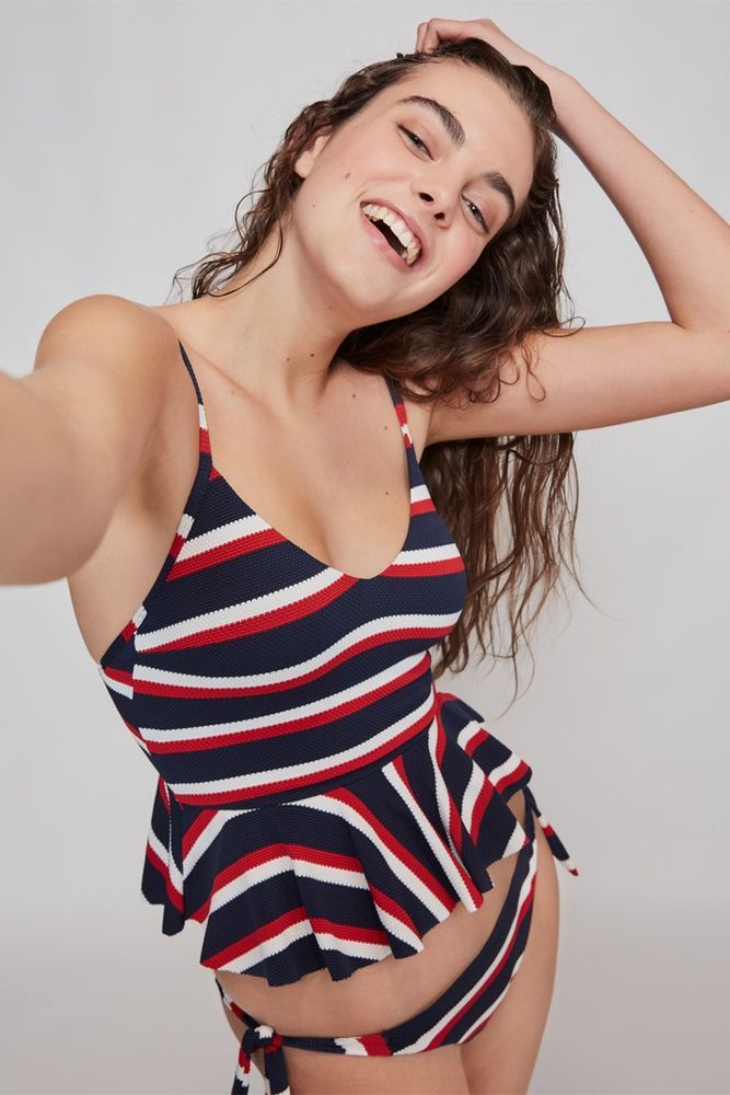 Труси для купальника жіночі Gisela 33368BR, stripes (смужка), S