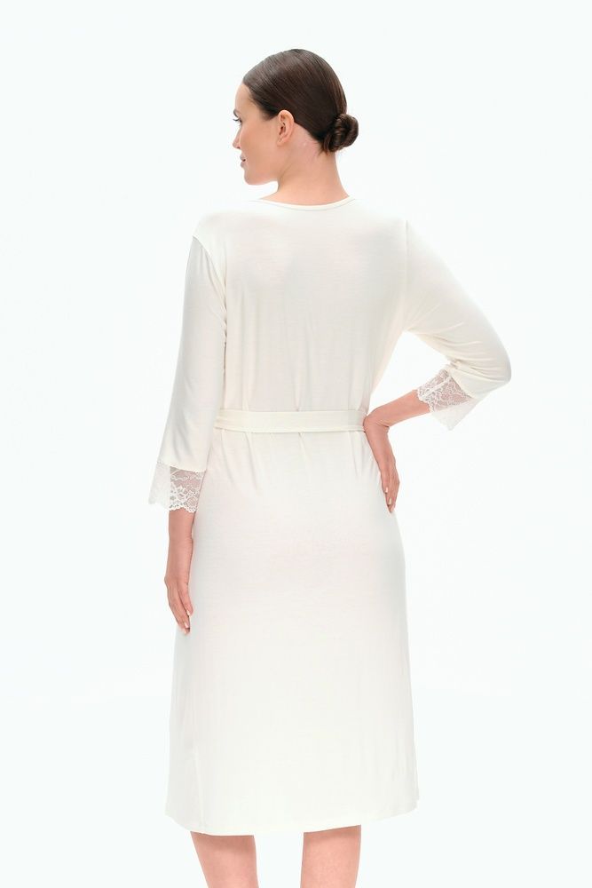 Халат женский Effetto 02111P, айворі, 3XL