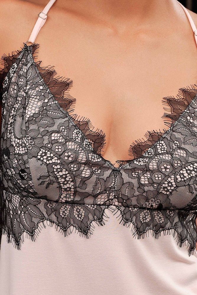 Піжама жіноча Effetto 03324IM, Blush/black (персиково-чорний), 3XL