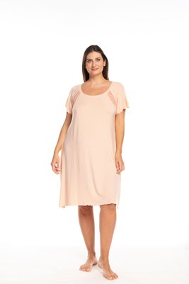 Нічна сорочка жіноча Effetto 0231B/1XL, peach (персиковий), XXL